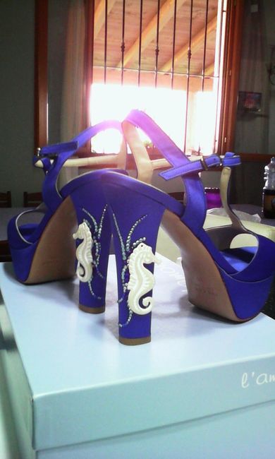 scarpe sposa tema mare