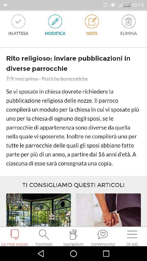 Documenti in tutte le parrocchie??? - 1