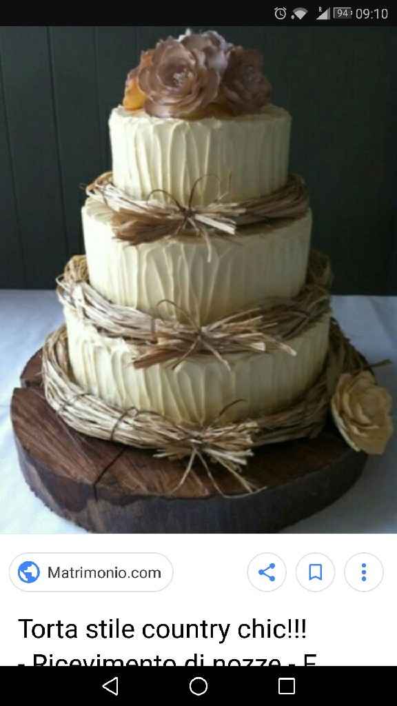 Torta nuziale rustica mi aiutate? - 2