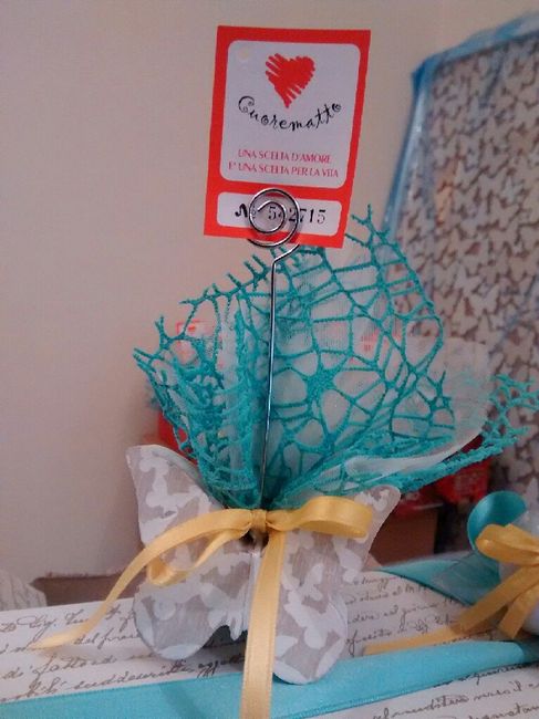 I miei dettagli... bianco, tiffany e giallo!!! - 10