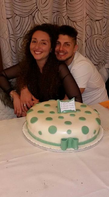 Torta per la promessa di matrimonio - 1