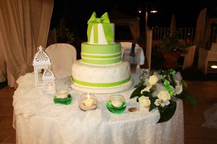 La wedding cake!!