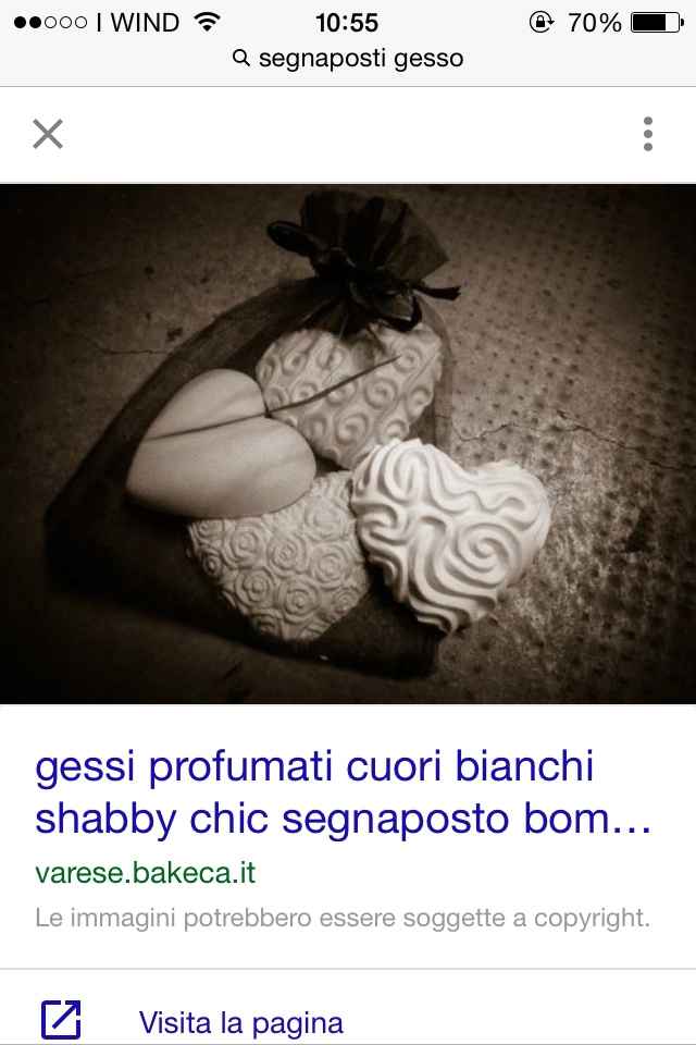 Gessetti segnaposto - 2