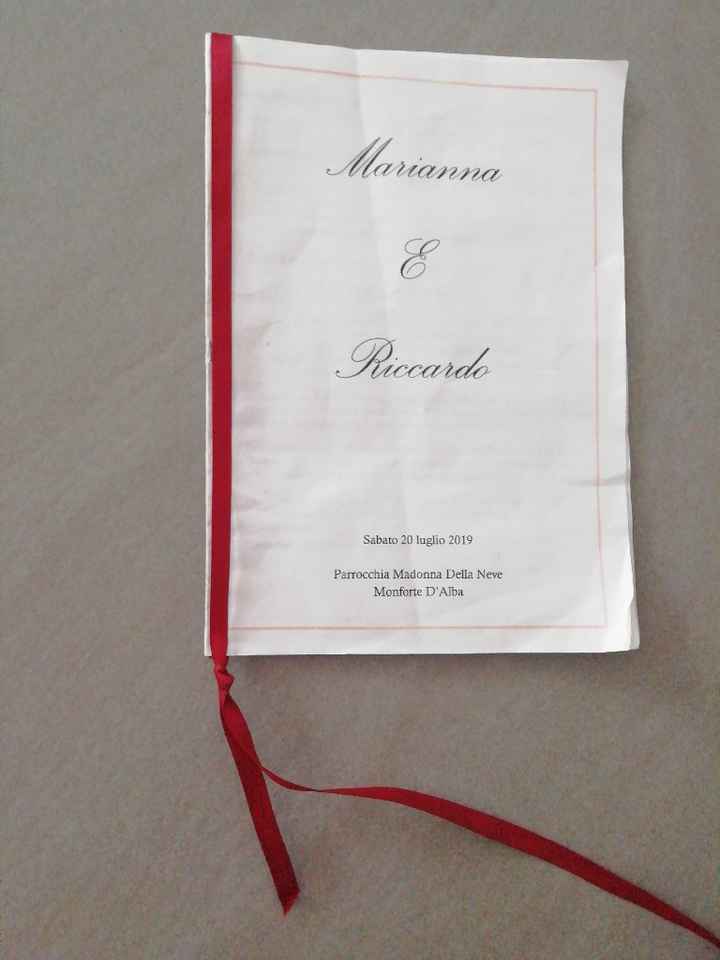 Come stamperete i libretti messa? - 1