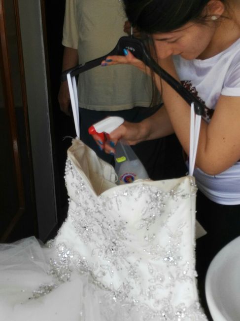 Tutorial lavaggio abito da sposa..in casa! - 1