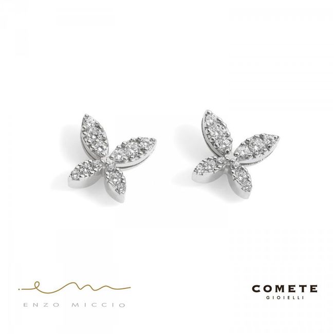 Orecchini senza pietre Enzo Miccio Farfalle