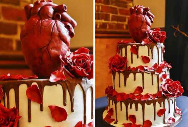 Torta "Ti dono il mio cuore"