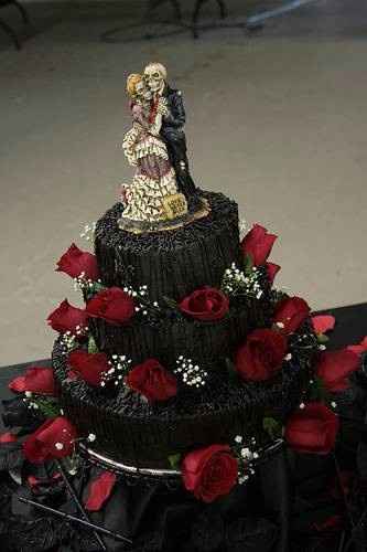 Torta con scheletrini