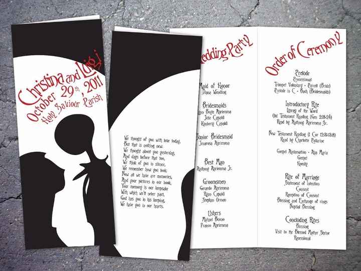 Partecipazioni Nightmare Before Christmas