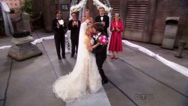 Il bacio dei novelli sposini