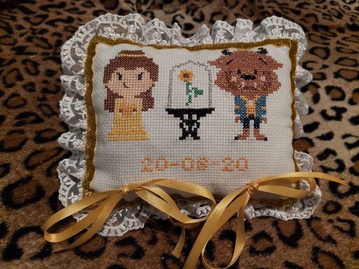 Cuscino porta fedi fai da me💓 - 2