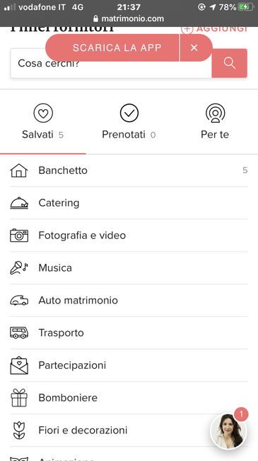 Condividi lo screenshot dei tuoi fornitori - 1