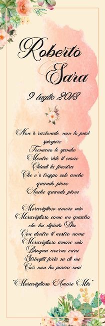 Segnaposto matrimonio - 1