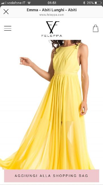 Vestiti gialli cerimonia - 1