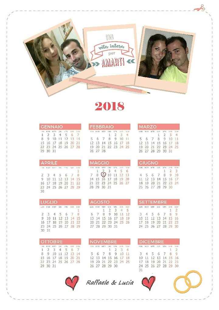 Il vostro calendario di matrimonio.com - 1