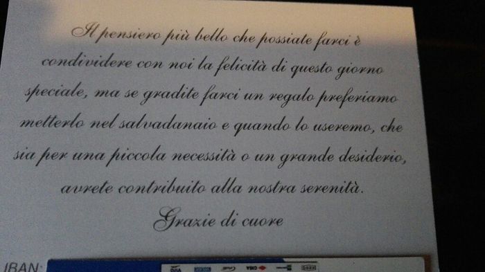 Help! quote regalo con iban - 1