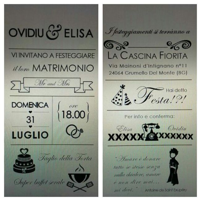 Partecipazioni per il taglio torta consigli - 1