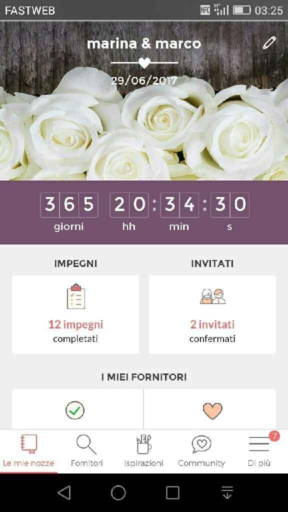 Inizia il mio countdown - 1