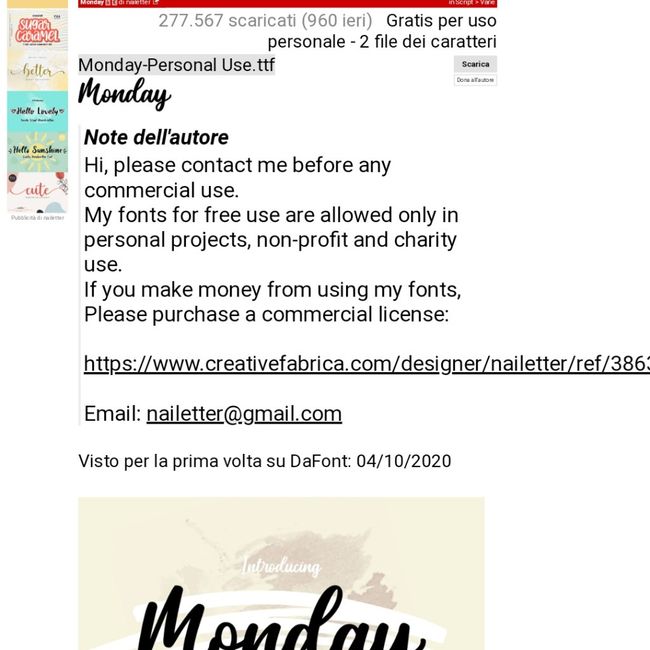 Sos🙏🏽 Ricerca font 2