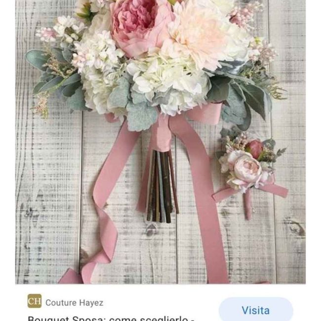 Descrivete il vostro bouquet con una foto oppure per iscritto 1