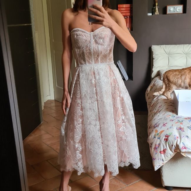 Abito da sposa corto 👰 8