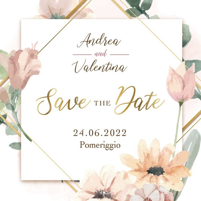 Save the date: sì o no? 1