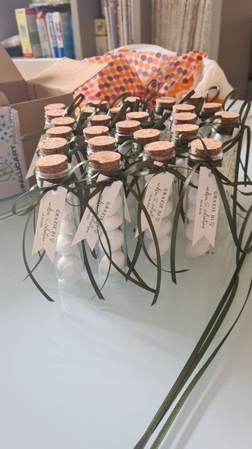 Segnaposti da confezionare: problema confetti - 1