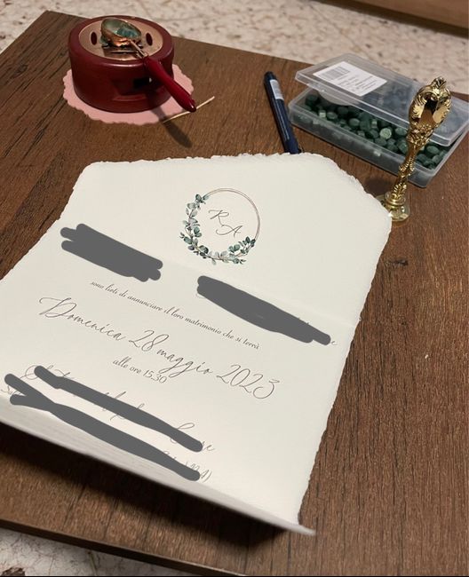 Le mie partecipazioni in carta di Amalfi 2
