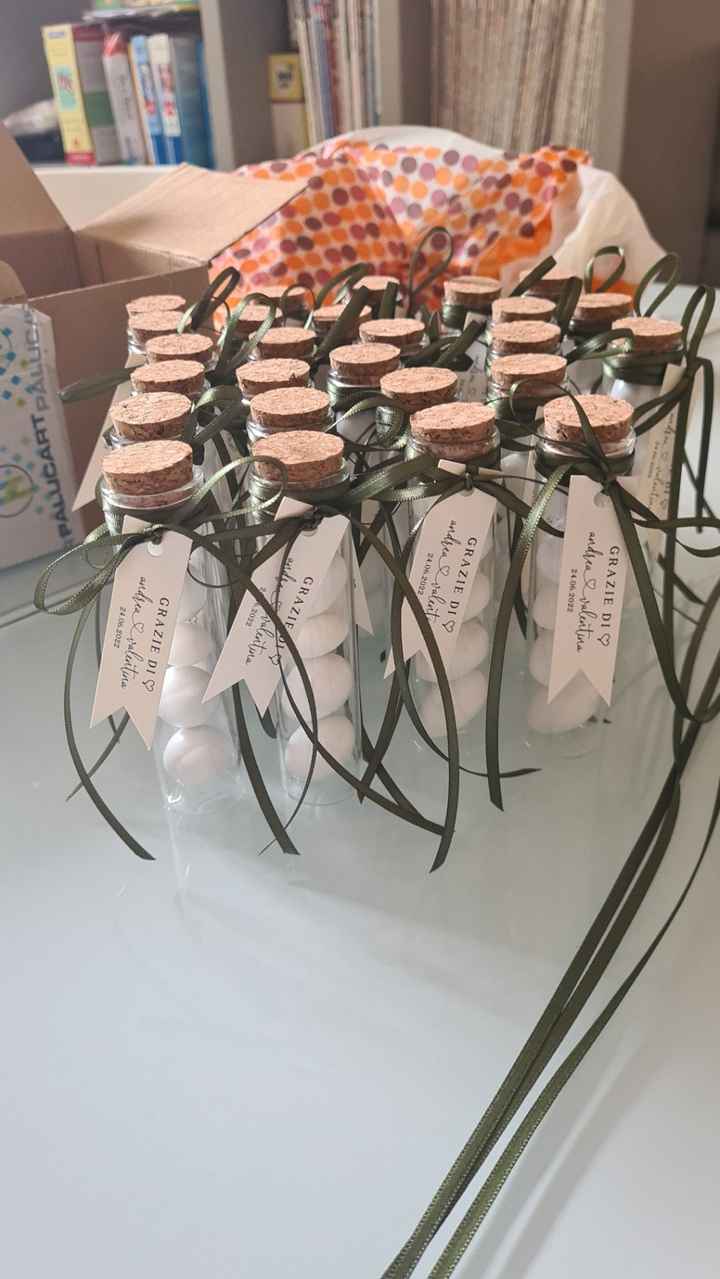 Segnaposti da confezionare: problema confetti - 1