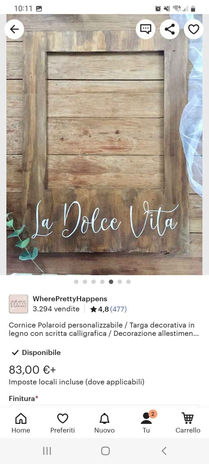 Info partecipazioni e gadget matrimonio - 2