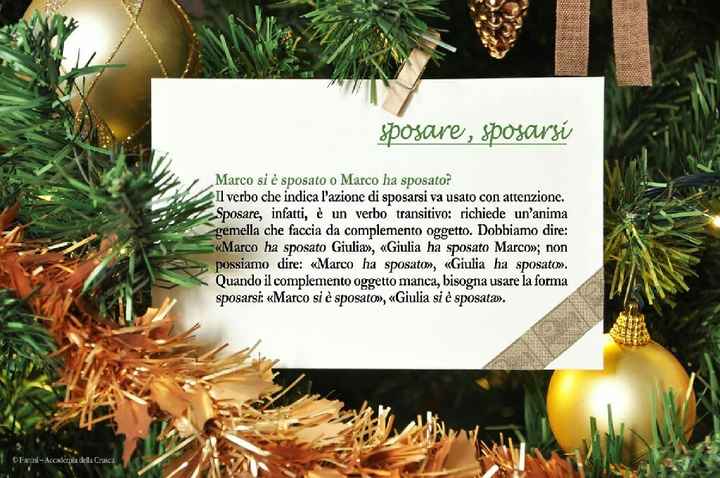 Sposare/sposarsi - 1