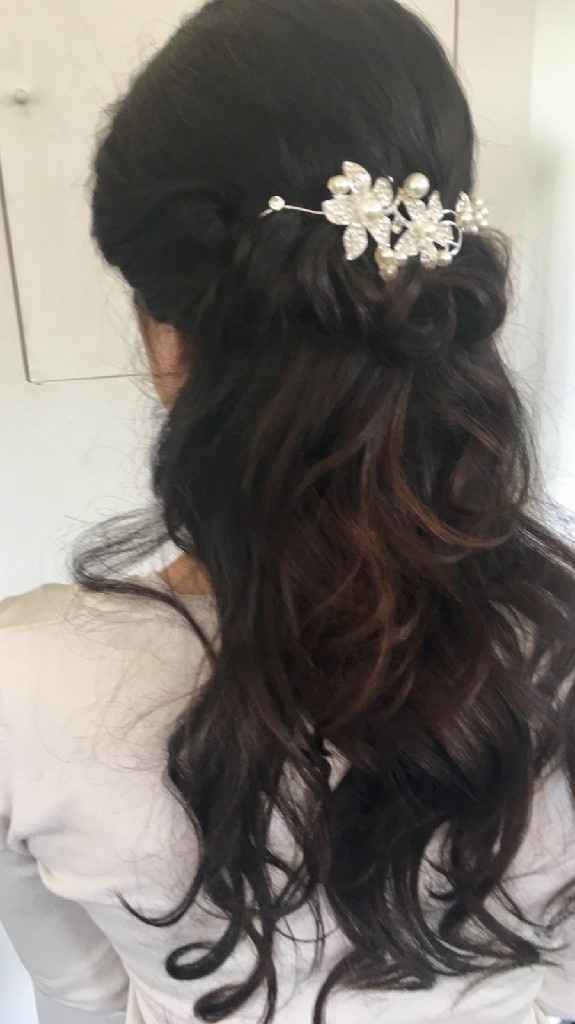 Acconciatura sposa capelli lunghi sciolti - 3
