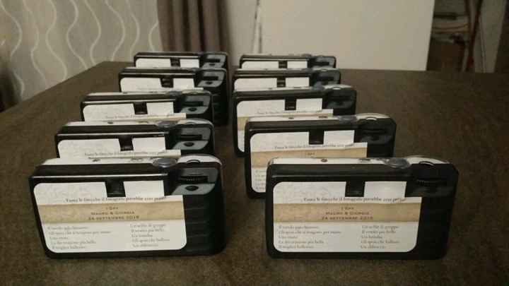 Macchinette fatografiche usa e getta - 1