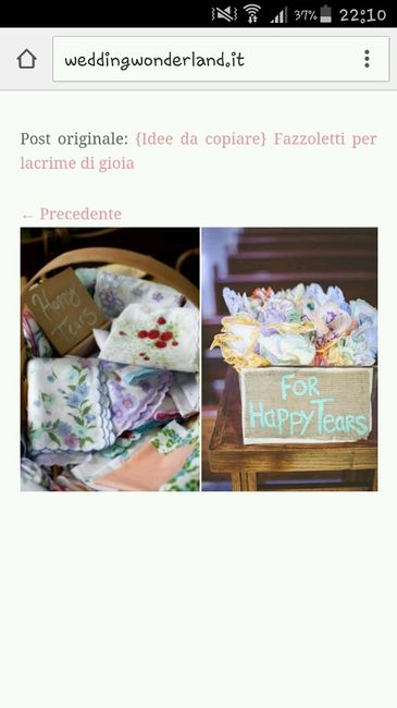 Frase per fazzolettini. - 1