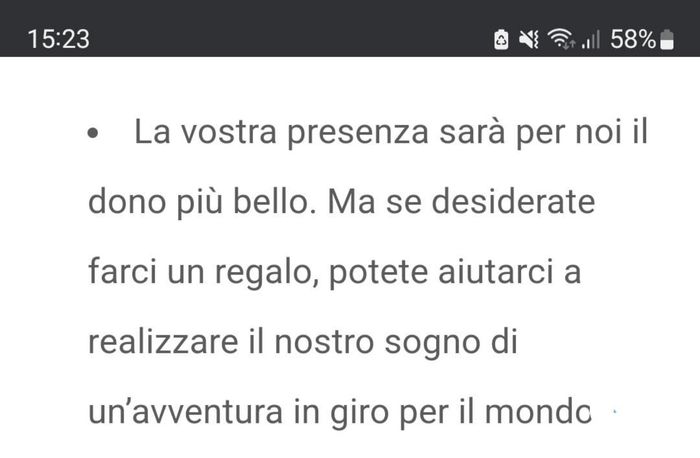 Regali matrimonio 1