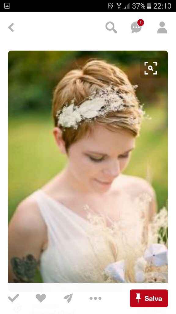 Acconciature spose capelli corti - 2