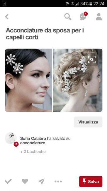 Acconciature spose capelli corti - 4