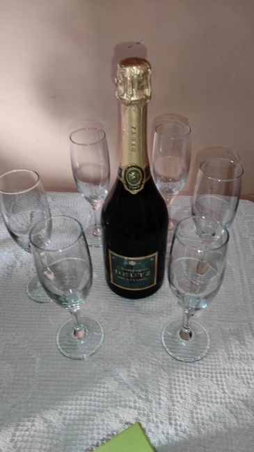Champagne francese offerto dal mio papà