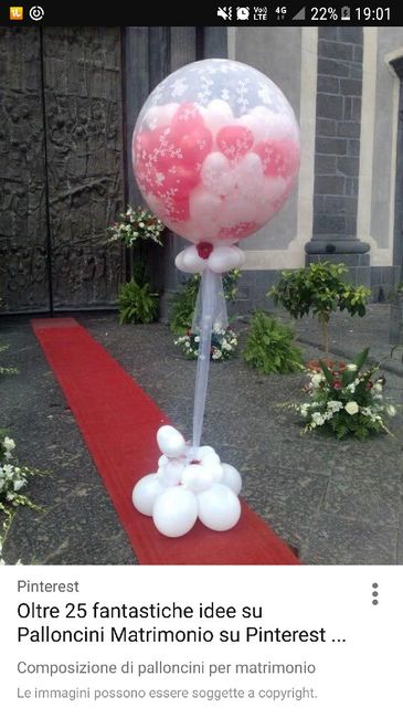 Chi ha usato i palloncini fuori dalla chiesa?? 1