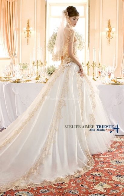 Abito sposa oro