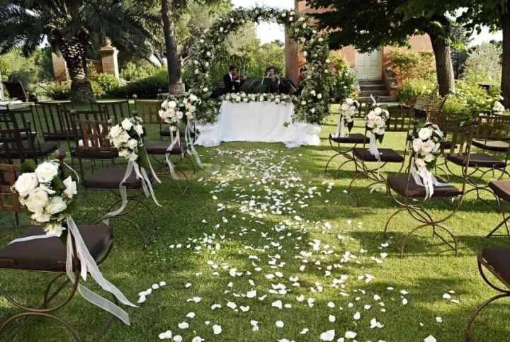 cerimonia en plein air