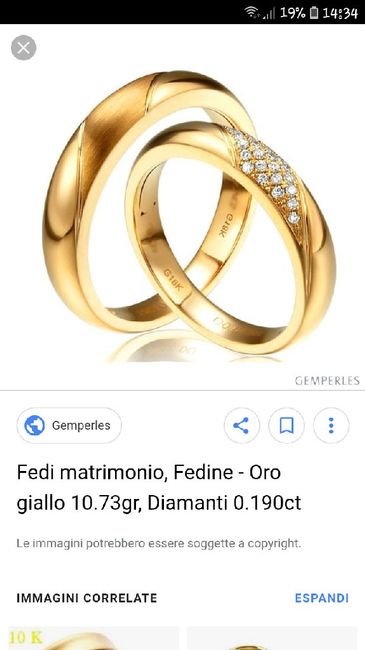 Fedi nuziali: brillanti o no? - 2
