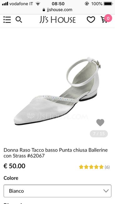 Scarpe sposa basse - 1