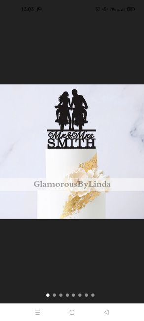 Cake topper Arrivato🥰 3