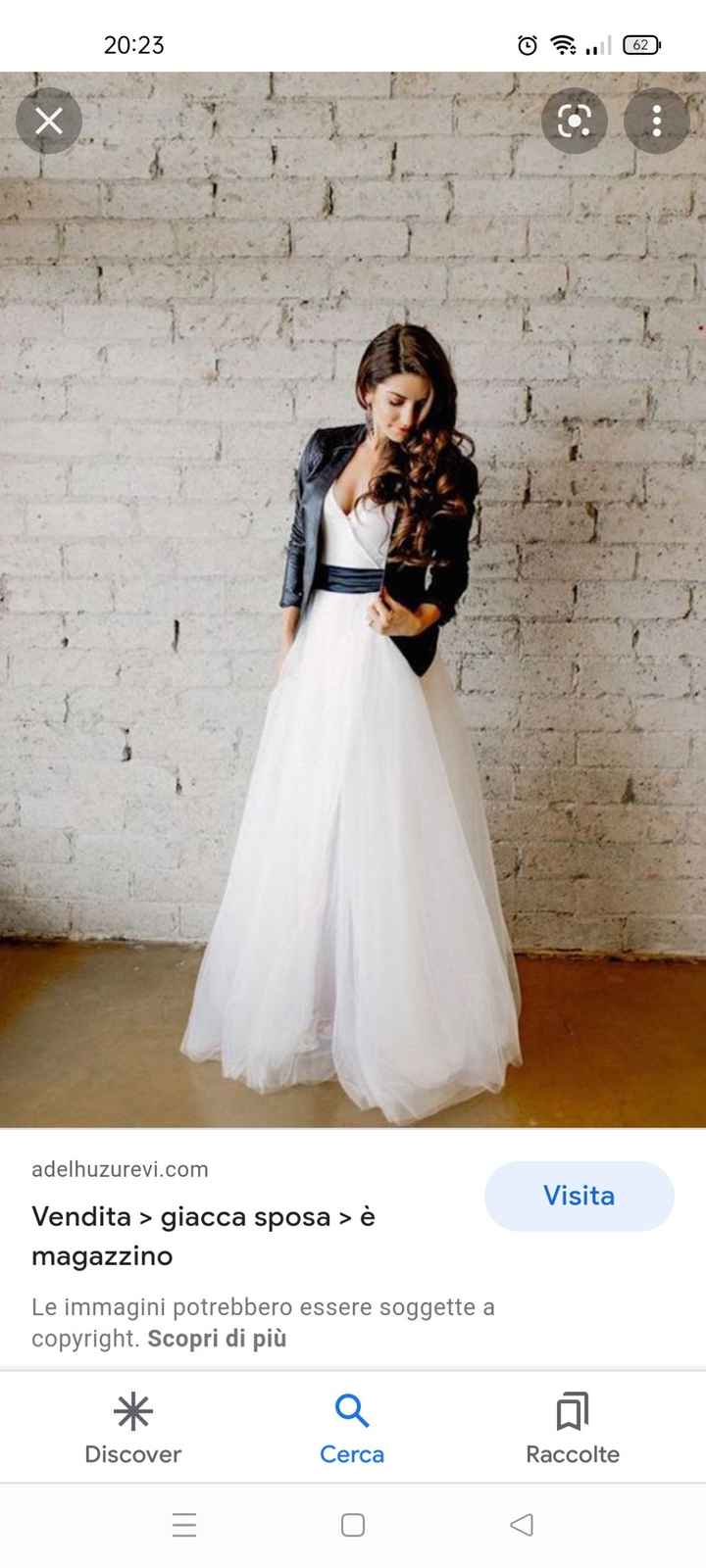 Giubbotto jeans outlet sposa