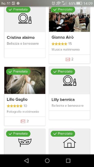 Condividi lo screenshot dei tuoi fornitori - 1