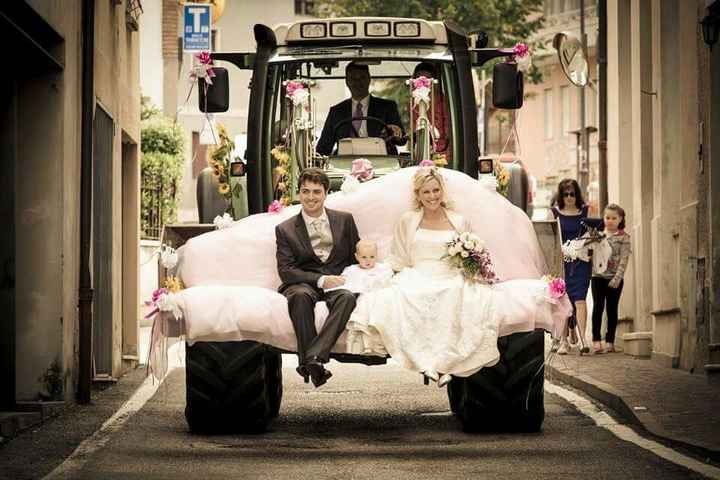 Spose con il trattore - 1