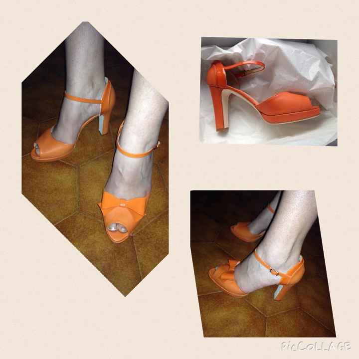 Le mie scarpe arancioni.. fiocco oppure no? - 1