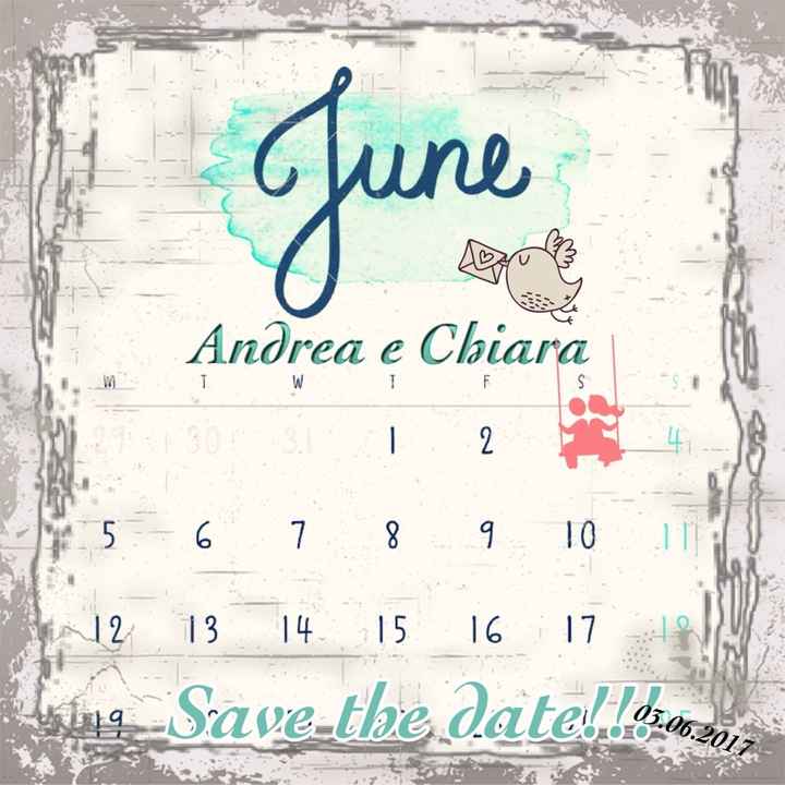 Save the date! - 1