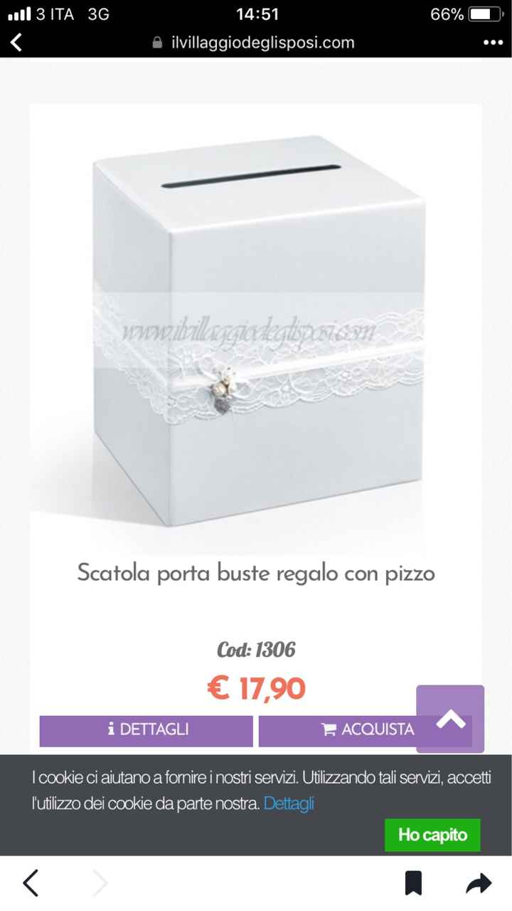  Torta porta buste - 1